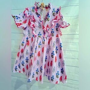 Umgee Pink Floral Mini Dress